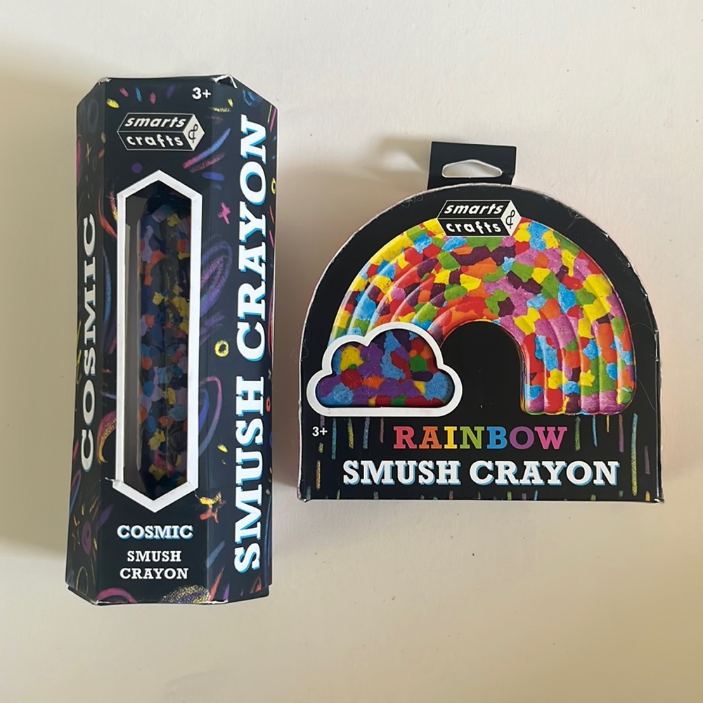 Smush crayons rainbow and jumbo crayon